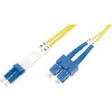Digitus Cable de parche LWL, dúplex, conector LC > SC, monomodo OS2 amarillo