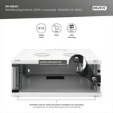 Digitus Caja de pared SOHO, sin montar - 540x400 mm (AnxF), Armario IT gris claro