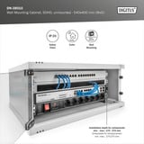 Digitus Caja de pared SOHO, sin montar - 540x400 mm (AnxF), Armario IT gris claro