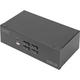 Digitus Conmutador KVM HDMI 4x 1, Switch KVM negro