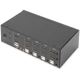 Digitus Conmutador KVM HDMI 4x 1, Switch KVM negro