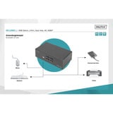 Digitus Conmutador KVM HDMI 4x 1, Switch KVM negro