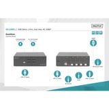 Digitus Conmutador KVM HDMI 4x 1, Switch KVM negro