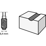 Dremel Set de bandas abrasivas Ø 6,4 mm, Hoja de lija 