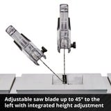 EINHELL Sierra circular de mesa Power X-Change TE-TS 36/210 Li-Solo, 36 Voltios (2x18V) rojo