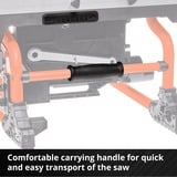 EINHELL Sierra circular de mesa Power X-Change TE-TS 36/210 Li-Solo, 36 Voltios (2x18V) rojo