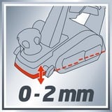 EINHELL TC-PL 750 Negro, Rojo 17000 RPM 750 W, Cepillo eléctrico rojo/Negro, Negro, Rojo, Aluminio, 17000 RPM, 8,2 cm, 1 cm, Corriente alterna