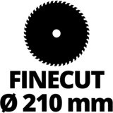 EINHELL TE-MS 18/210 Li-Solo 3000 RPM, Sierras de corte a inglete y a bisel rojo/Negro, 3000 RPM, 104,2 dB, 91,2 dB, 3 dB, Batería, Ión de litio