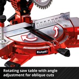 EINHELL TE-MS 18/210 Li-Solo 3000 RPM, Sierras de corte a inglete y a bisel rojo/Negro, 3000 RPM, 104,2 dB, 91,2 dB, 3 dB, Batería, Ión de litio