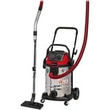 EINHELL TE-VC 2230 SACL, Aspiradora en húmedo y en seco rojo/Acero fino