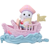 EPOCH Sylvanian Families - Set de juego parque de atracciones Paseo en olas, Juegos de construcción 