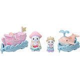 EPOCH Sylvanian Families - Set de juego parque de atracciones Paseo en olas, Juegos de construcción 