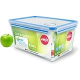 Emsa 508548 recipiente de almacenar comida Rectangular Caja Transparente 2 pieza(s) transparente/Azul, Caja, Rectangular, Transparente, Alemania, 228 mm, 328 mm