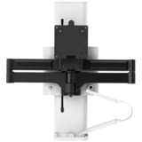 Ergotron TRACE 45-630-216 soporte para monitor 96,5 cm (38") Abrazadera Blanco, Soporte de monitor blanco, Abrazadera, 9,8 kg, 96,5 cm (38"), 100 x 100 mm, Ajustes de altura, Blanco