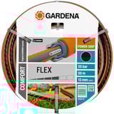 GARDENA Manguera de jardín Flex 50M 1/2 negro/Naranja, 18039-20