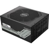 GIGABYTE UD1600PM PG5 AI TOP Fuente de Alimentación - PCIe 5.0, 80 PLUS Platinum, Diseño totalmente modular, Ventilador de 120 mm, Compatible con ATX 3.1, Enchufe EU, Fuente de alimentación de PC negro, 80 PLUS Platinum, Diseño totalmente modular, Ventilador de 120 mm, Compatible con ATX 3.1, Enchufe EU, 1600 W, 100 - 240 V, 50/60 Hz, 15 - 7.5 A, Activo, 150 W