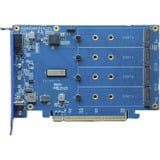HighPoint Rocket 1604L – PCIe Gen5 x16 4x M.2 NVMe AIC, Tarjeta de interfaz 