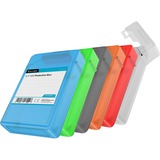 ICY BOX IB-AC602b-6 Funda de protección Plástico Azul, Verde, Gris, Naranja, Rojo, Blanco, Funda protectora Funda de protección, Plástico, Azul, Verde, Gris, Naranja, Rojo, Blanco, 3.5", Cualquier marca, Resistente al polvo, Resistente a golpes, A prueba de salpicaduras