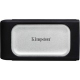 Kingston XS2000 500 GB Negro, Plata, Unidad de estado sólido plateado/Negro, 500 GB, USB Tipo C, 3.2 Gen 2 (3.1 Gen 2), 2000 MB/s, Negro, Plata