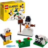 LEGO Classic 11012 Ladrillos Creativos Blancos, Juguete de Construcción, Juegos de construcción Juguete de Construcción, Juego de construcción, 4 año(s), Plástico, 60 pieza(s), 78 g