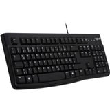 Logitech Keyboard K120 for Business teclado USB QWERTZ Alemán Negro negro, Alámbrico, USB, QWERTZ, Negro