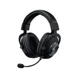 Logitech Pro X Auriculares Diadema Negro, Auriculares para gaming negro, Auriculares, Diadema, Juego, Negro, Binaural, Giratorio