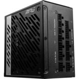 MSI MPG A1000G unidad de fuente de alimentación 1000 W 20+4 pin ATX ATX Negro, Fuente de alimentación de PC negro, 1000 W, 100 - 240 V, 50 - 60 Hz, 13.0/6.5 A, 1000 W, 120 W