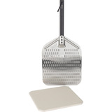 Ninja Artisan Horno eléctrico para pizza de exterior y freidora de aire MO201EU, Horno de pizza gris/Acero fino