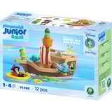 PLAYMOBIL Junior & Disney: Barco pirata de Peter Pan con diversión de agua, Juegos de construcción 