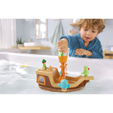 PLAYMOBIL Junior & Disney: Barco pirata de Peter Pan con diversión de agua, Juegos de construcción 