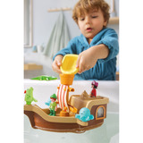 PLAYMOBIL Junior & Disney: Barco pirata de Peter Pan con diversión de agua, Juegos de construcción 