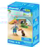 PLAYMOBIL My Life Niño con cobaya, Juegos de construcción 