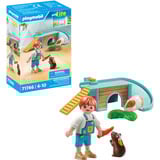 PLAYMOBIL My Life Niño con cobaya, Juegos de construcción 