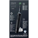 Procter & Gamble Vitality Pro Adulto Cepillo dental giratorio Negro, Cepillo de dientes eléctrico negro, Adulto, Cepillo dental giratorio, Cuidados diarios, Sensible, Negro, 2 min, Batería