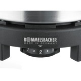 Rommelsbacher RK 501/S hobs Negro Encimera, Placa de cocción negro, Negro, Encimera, 500 W, 230 V, 140 mm, 140 mm