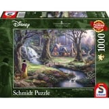Schmidt Spiele Rompecabezas Thomas Kinkade: Disney Blancanieves, Puzzle 