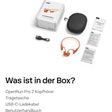 Shokz OpenRun Pro 2 Auriculares Inalámbrico gancho de oreja Deportes Bluetooth Naranja, Auriculares con micrófono naranja, Inalámbrico, Deportes, 20 - 20000 Hz, 30,3 g, Auriculares, Naranja