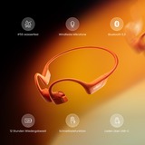 Shokz OpenRun Pro 2, Auriculares con micrófono naranja