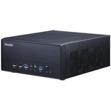 Shuttle XPС slim XH610G2 PC/estación de trabajo barebone Escritorio Negro Intel H610 LGA 1700 negro, Escritorio, Carcasa PC, Intel H610, LGA 1700, DDR5-SDRAM, PCI Express, Serial ATA III
