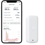 SwitchBot Termómetro exterior IP65 para interior/exterior blanco, Detector blanco