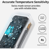 SwitchBot Termómetro exterior IP65 para interior/exterior blanco, Detector blanco