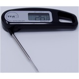 TFA Thermo Jack termómetro de comida -40 - 250 °C Digital negro, CR2032, 3 V, 116 mm, 20 mm, 38 mm, 39 g
