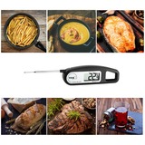 TFA Thermo Jack termómetro de comida -40 - 250 °C Digital negro, CR2032, 3 V, 116 mm, 20 mm, 38 mm, 39 g