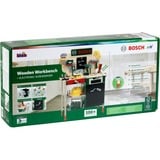 Theo Klein Banco de trabajo de madera Bosch (MDF), Herramientas para niños 