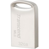 Transcend JetFlash 720 unidad flash USB 32 GB USB tipo A 3.2 Gen 1 (3.1 Gen 1) Plata, Lápiz USB 32 GB, USB tipo A, 3.2 Gen 1 (3.1 Gen 1), Sin tapa, 3,3 g, Plata