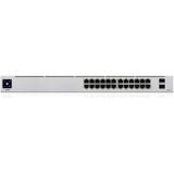 Ubiquiti UniFi USW-24 switch Gestionado L2 Gigabit Ethernet (10/100/1000) Plata, Interruptor/Conmutador Gestionado, L2, Gigabit Ethernet (10/100/1000), Montaje en rack