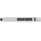 Ubiquiti UniFi USW-24 switch Gestionado L2 Gigabit Ethernet (10/100/1000) Plata, Interruptor/Conmutador Gestionado, L2, Gigabit Ethernet (10/100/1000), Montaje en rack