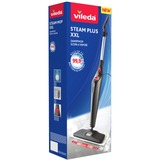 Vileda Steam Plus XXL, Limpiador de vapor negro/Rojo