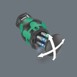 Wera Kraftform Kompakt Stubby Magazin 3 Bit-Satz, Conjuntos de bits negro/Verde