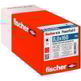 fischer Tornillo para madera PowerFull II 8,0x160 ZK TX VG 